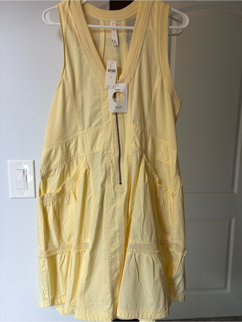 NWT Daily Practice Utility Dress Anthropologie - yellow - Picture 2 of 4